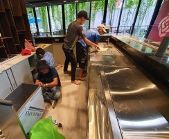 Thi công quầy bar inox quận 1