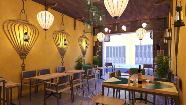 Lựa chọn mặt bằng, thiết kế, trang trí trong quán phở