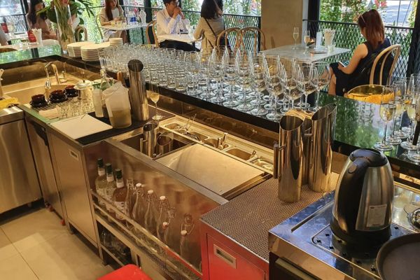 quầy pha chế cafe đẹp
