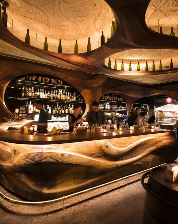 Mẫu quầy bar hiện đại