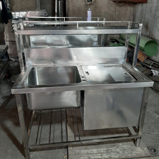 Quầy pha chế inox 1 học