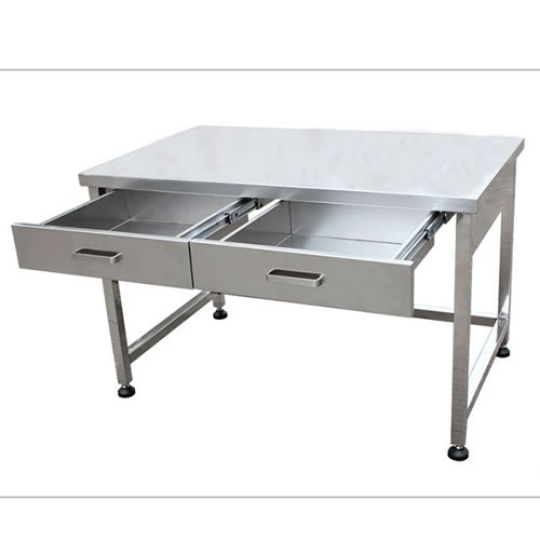 Bàn inox có ngăn kéo 1200×600 mm