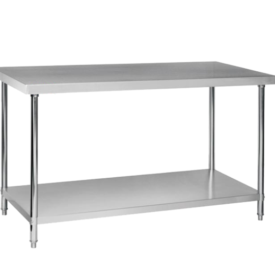 Kệ phẳng inox 2 tầng