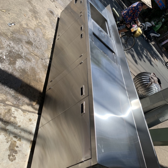 Quầy trà sữa inox d3.2 r60