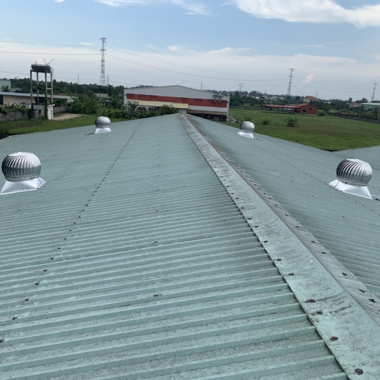Quả cầu thông gió nhà xưởng inox 430 d60