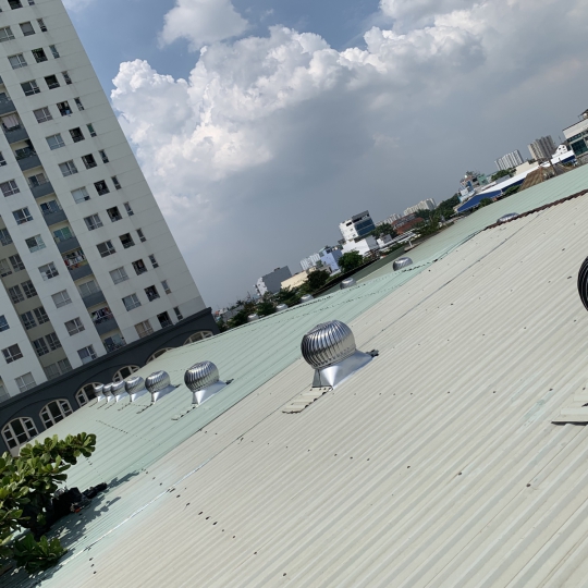 Quả cầu thông gió nhà xưởng D60 inox 