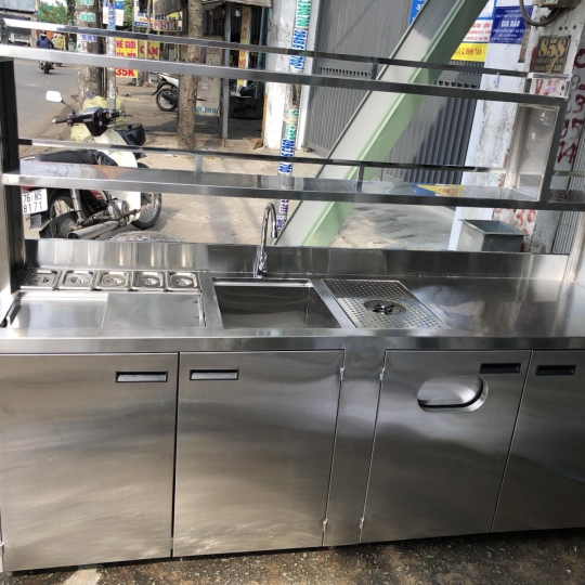 Quầy inox 2m1 x 700