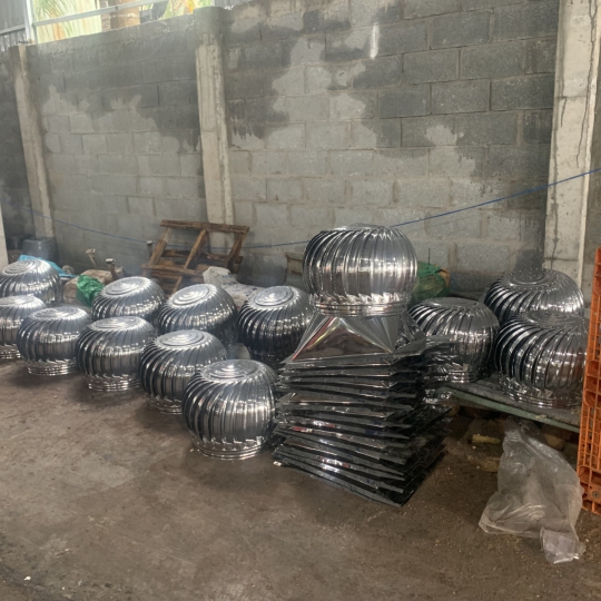 Quả cầu thông gió inox 430 nhà xưởng D50
